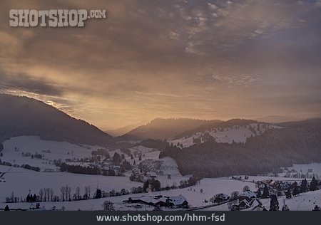 
                Sonnenuntergang, Schwarzwald, Abendstimmung                   