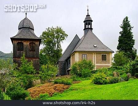 
                Kirchturm, Christofsgrund, Pfarrkirche St. Christoph                   