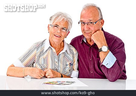 
                Gewinn, Rente, Seniorenpaar                   