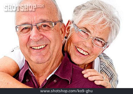 
                Paar, Lachen, Seniorenpaar                   