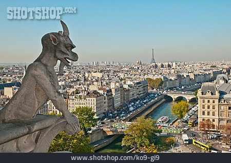 
                Steinfigur, Paris, Gargoyle                   