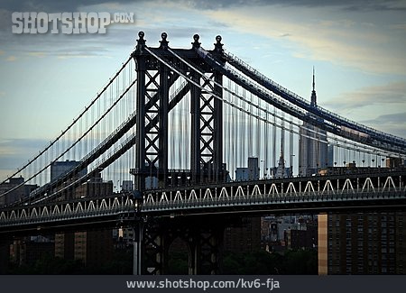 
                Brücke, New York, Manhattan Bridge                   
