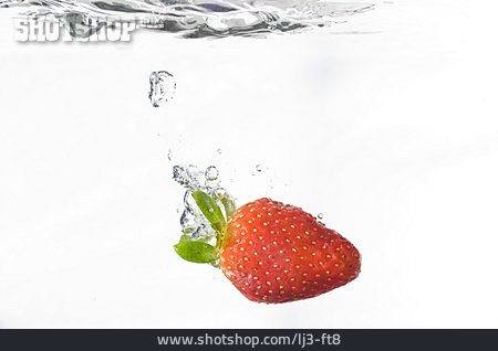 
                Erdbeere, Eintauchen, Waschen                   