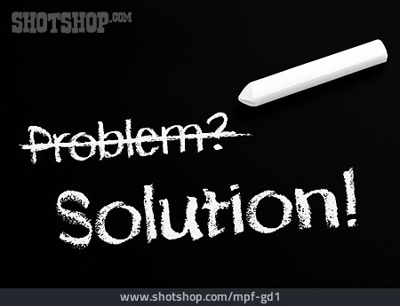 
                Lösung, Problem, Problemlösung                   
