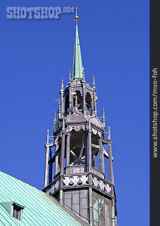 
                Kirchturm, Lübeck, Jakobikirche                   