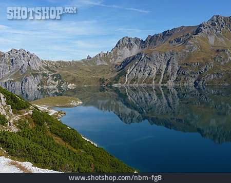 
                Vorarlberg, Lünersee, Brandner Gletscher                   