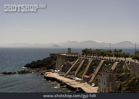 
                Hafen, Insel, Mittelmeer, Elba, Piombino                   