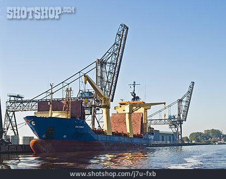 
                Frachtschiff, Containerschiff, Emden                   