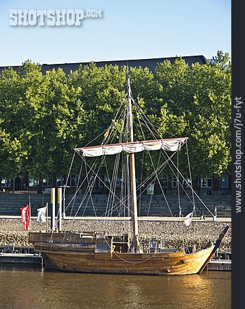 
                Segelschiff, Hansekogge                   