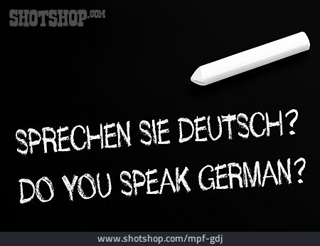 
                Kommunikation, Fremdsprache, Sprachkurs, Sprechen Sie Deutsch                   