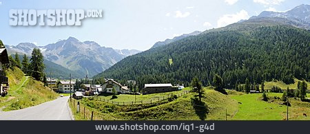 
                Mountain Range, National Park Stilfser Joch, Sulden, Ortler Alps                   