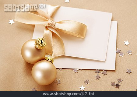 
                Weihnachten, Christbaumkugel, Weihnachtskarte                   