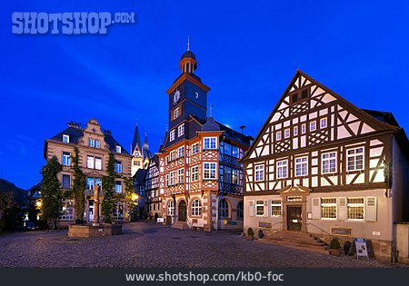 
                Rathaus, Fachwerkhaus, Heppenheim                   