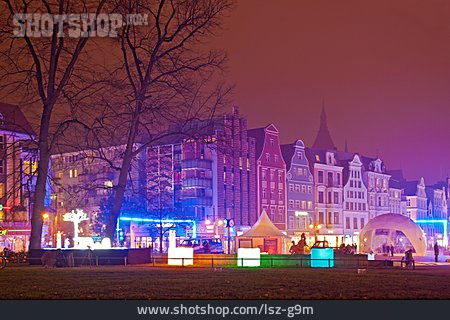 
                Beleuchtet, Rostock, Lichtwoche                   