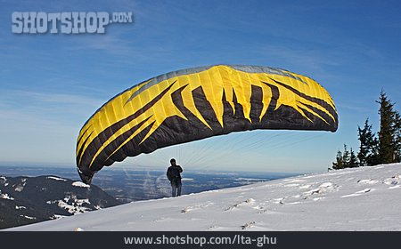 
                Paraglider, Gleitschirmflieger                   