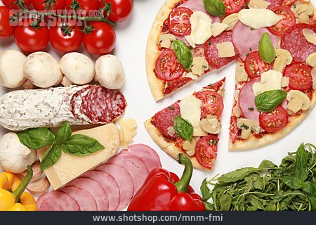 
                Gewürze & Zutaten, Zubereitung, Pizza                   