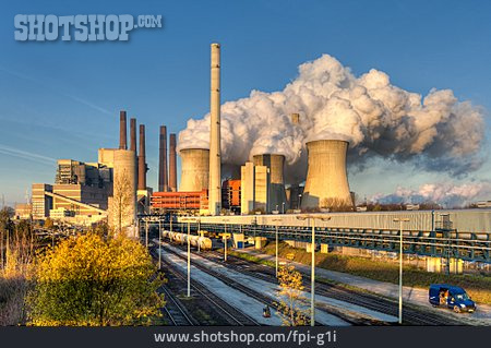 
                Industrie, Kohlekraftwerk, Kraftwerk, Braunkohlekraftwerk, Kraftwerk Neurath                   