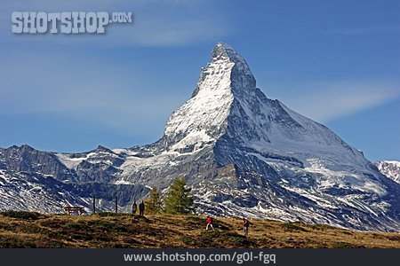 
                Gipfel, Berglandschaft, Matterhorn                   
