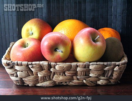 
                Obst, Apfel, Obstkorb                   