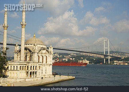 
                Moschee, Bosporus, Istanbul, Bosporus-brücke, Ortaköy-moschee                   
