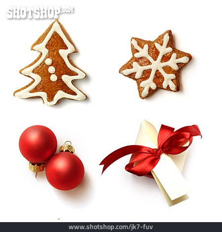 
                Weihnachtsplätzchen, Christbaumkugel, Weihnachtsgeschenk                   