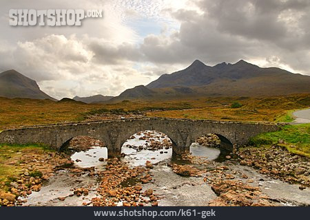 
                Brücke, Schottland, Sligachan                   