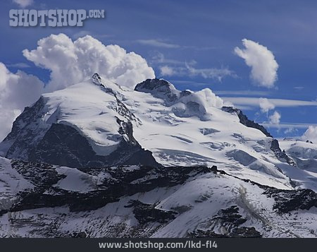 
                Gipfel, Monte Rosa, Dufourspitze                   