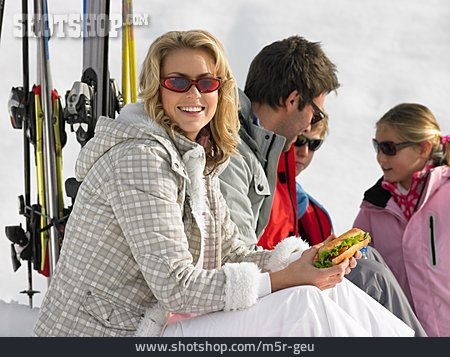 
                Mutter, Skiurlaub, Snack                   