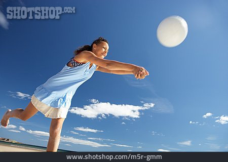 
                Teenager, Teenager, Young Woman, Volleyball, Ball Game                   