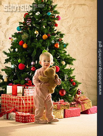 
                Kleinkind, Weihnachten, Weihnachtsbaum                   