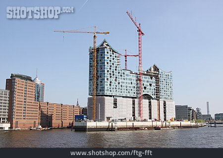 
                Hamburg, Großbaustelle, Elbphilharmonie                   