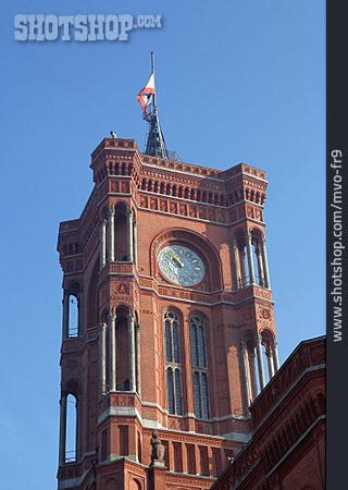 
                Rotes Rathaus, Rathausturm, Backsteingebäude                   