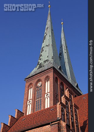
                Berlin, Kirchturm, Nikolaikirche                   