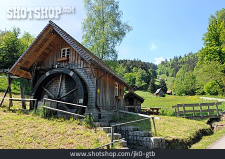 
                Schwarzwald, Mühle, Mühlrad                   