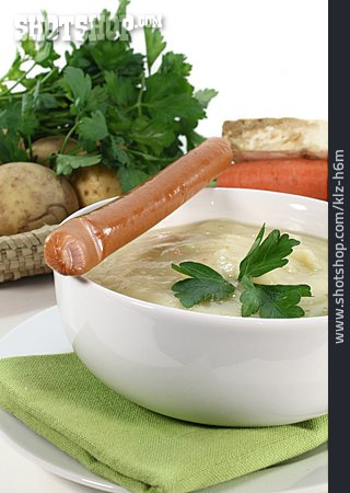 
                Suppe, Wiener Würstchen, Kartoffelsuppe                   