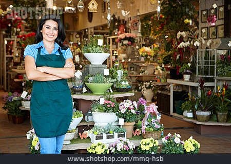 
                Blumenladen, Blumenverkauf, Floristin, Blumenverkäuferin                   