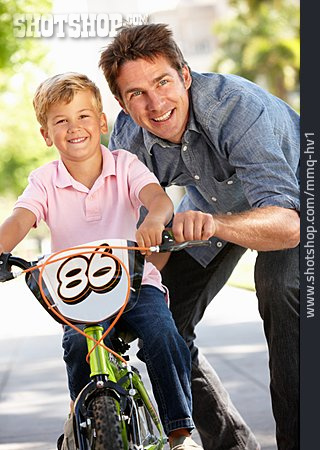 
                Vater, Lernen, Radfahren, Sohn                   
