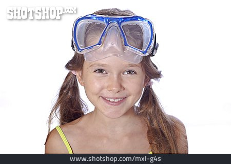 
                Mädchen, Taucherbrille                   