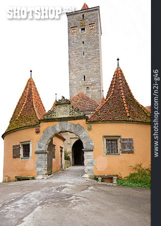 
                Turm, Rothenburg Ob Der Tauber, Burgtor                   