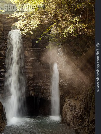 
                Wasserfall, Wolfsklamm, Stanser Bach                   