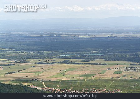 
                Landschaft, Elsass, Oberrheinischen Tiefebene                   