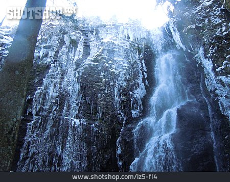 
                Wasserfall, Frost, Vereist                   