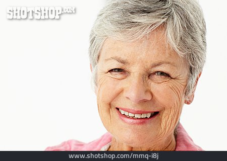 
                Frau, Seniorin, Lächeln                   