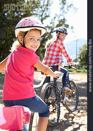 
                Mother, Daughter, Cycling Helmet, Cycling, Excursion                   