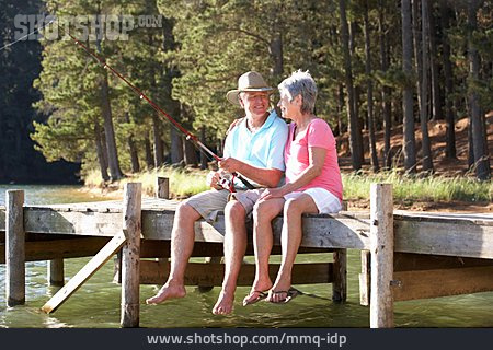 
                Fishing, Fishing Trips, Older Couple                   
