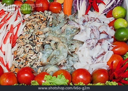 
                Meeresfrüchte, Fischmarkt                   