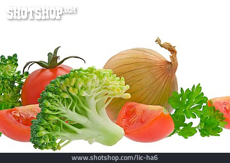 
                Gemüse, Tomate, Brokkoli, Zwiebel                   
