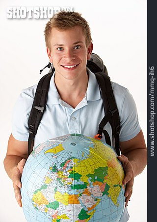 
                Junger Mann, Mann, Reisen, Student, Auslandssemester                   