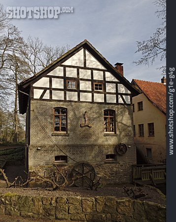
                Historisches Gebäude, Wassermühle, Hagen                   