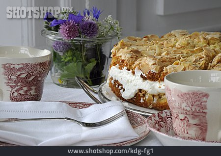 
                Coffee Set, Almond Cake                   